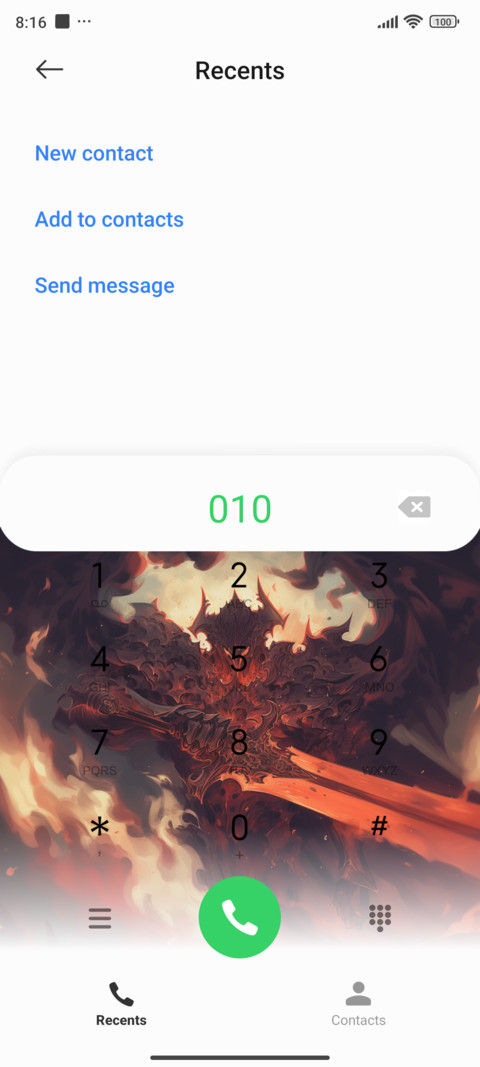 Flame blade screenshot