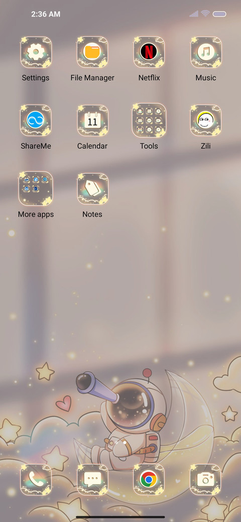 Astronaut light screenshot