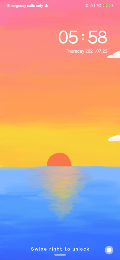 Sunrise sunset screenshot