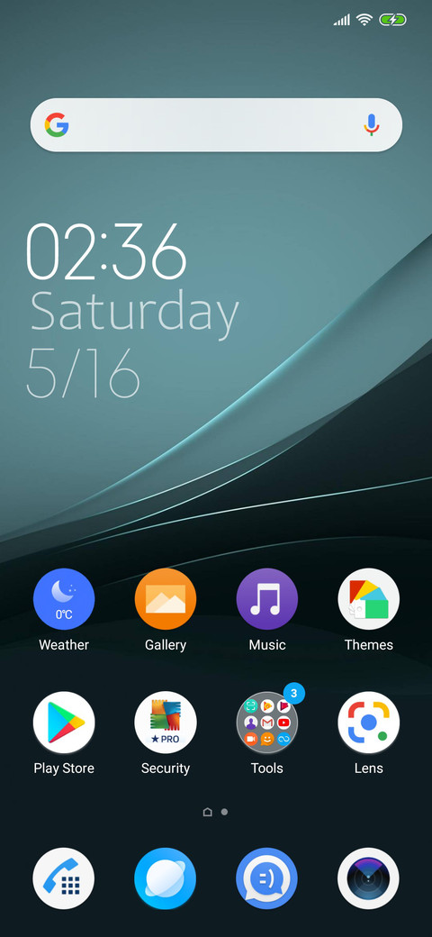 New Xperia screenshot