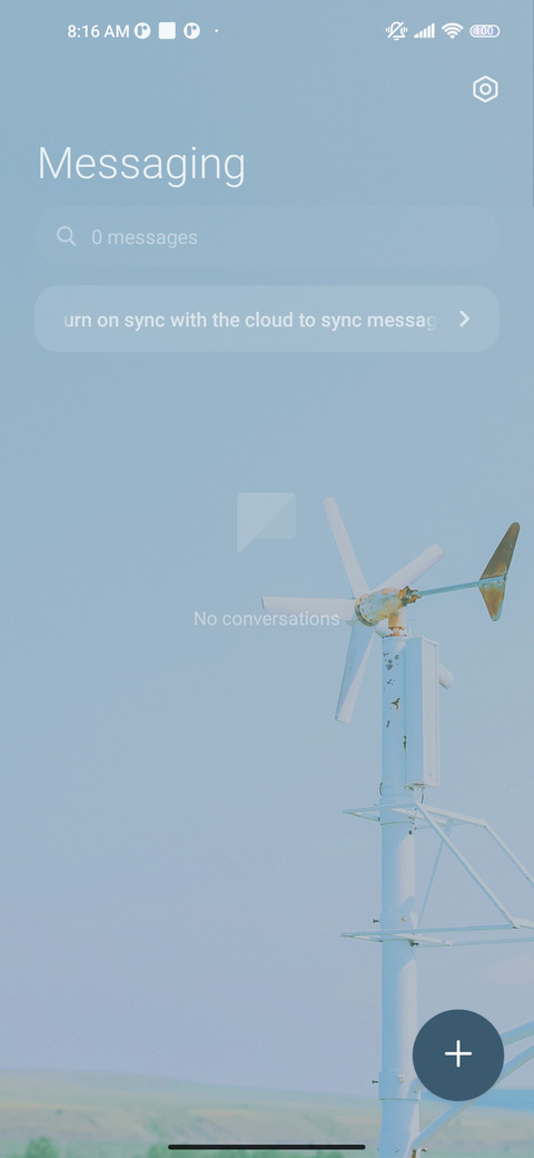 Quiet time widget screenshot