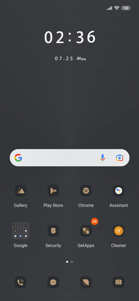 Business big dial screenshot