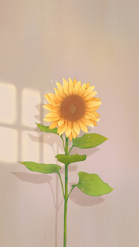 Sunflowers under the Window screenshot