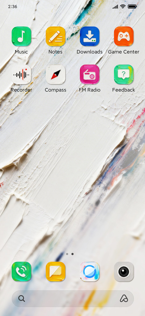 oil painting style screenshot