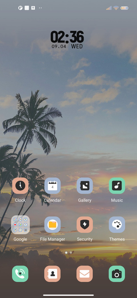 Sunset beach screenshot