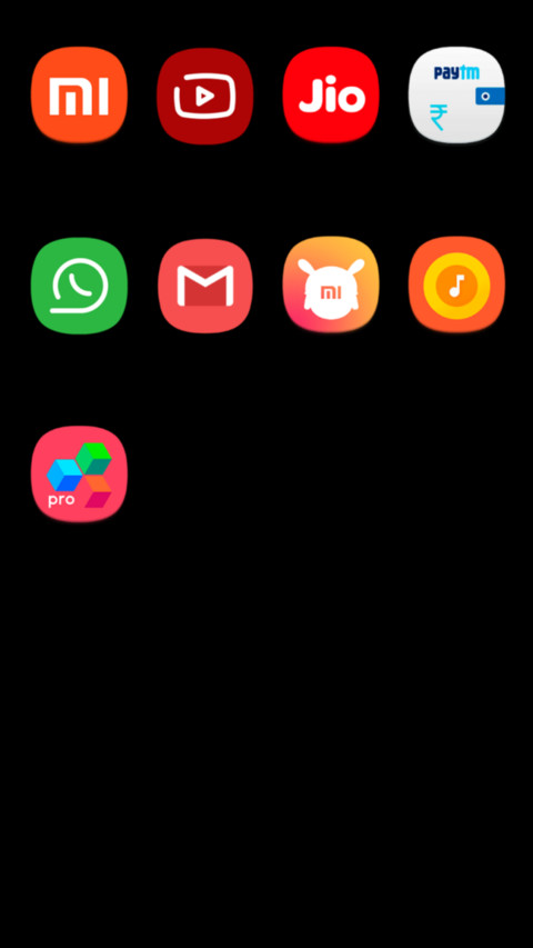 ColorOS Black screenshot