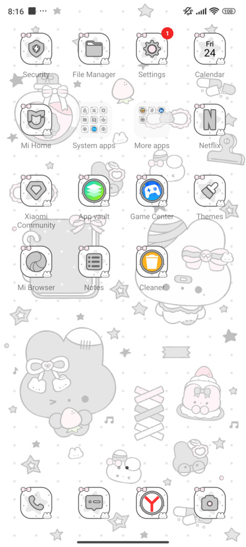 Cute Note Bunny screenshot