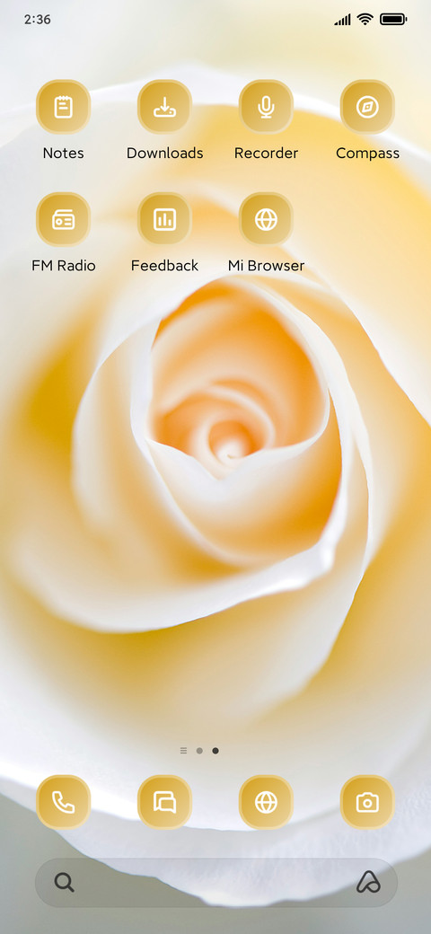 White Petals screenshot