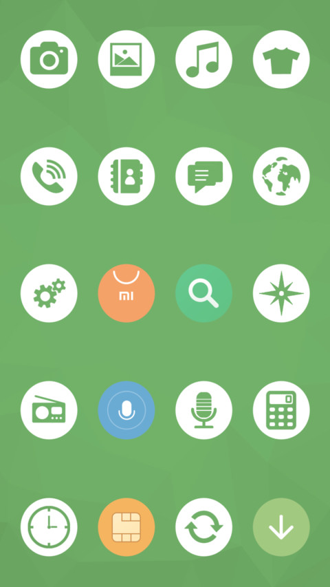  IN Flat Theme screenshot
