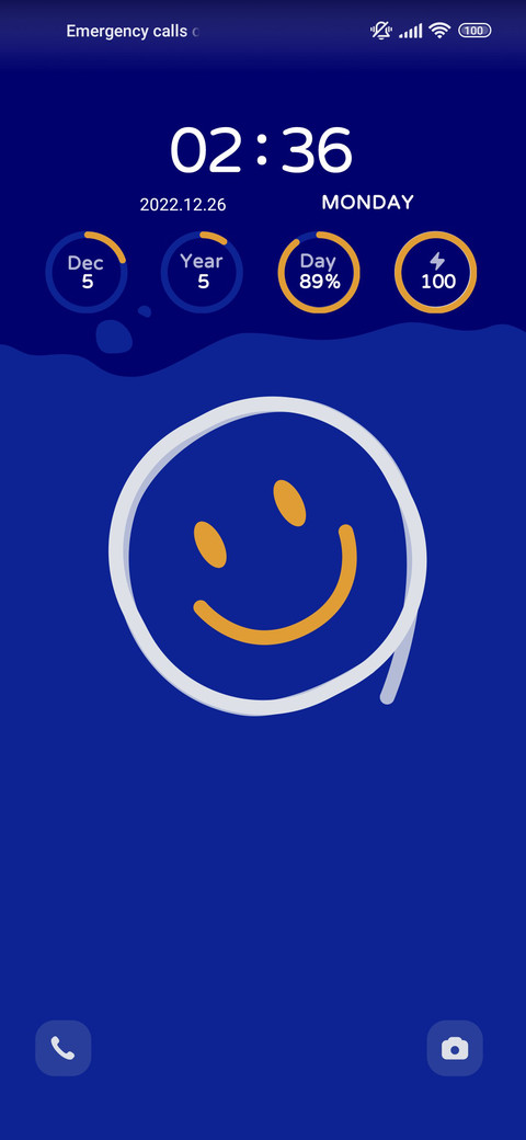 Blue white flower screenshot