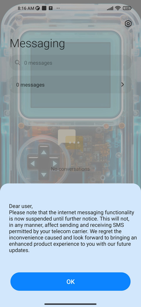 Cyber handheld screenshot