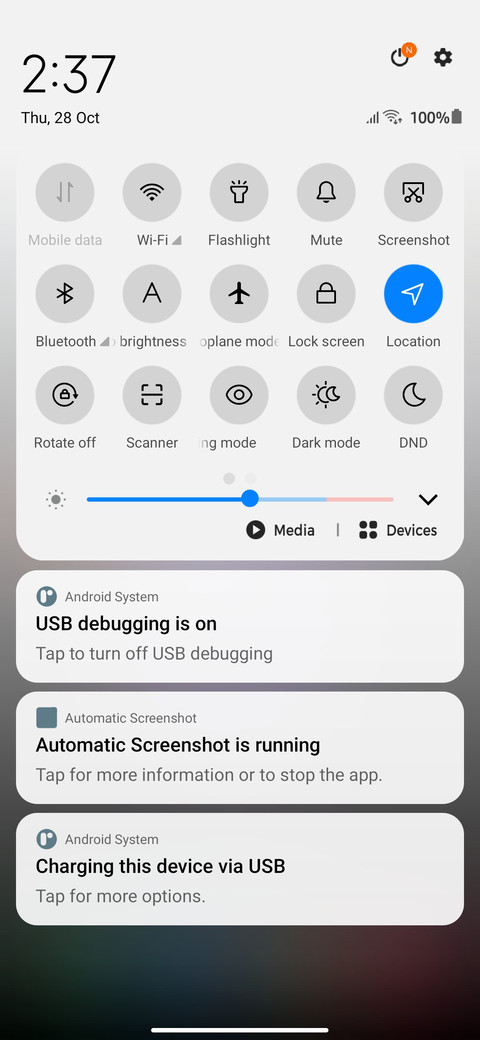 One Miui screenshot