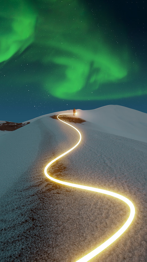 The reason for the appearance of red aurora screenshot