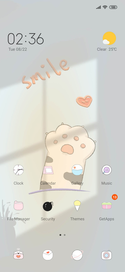 Cute claw meow screenshot