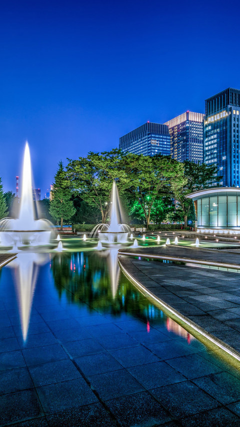 Wadakura Fountain Park in Tokyo screenshot