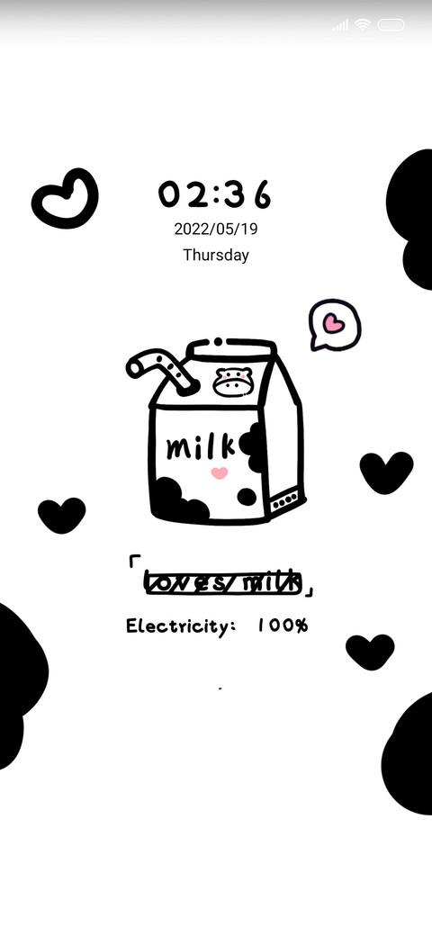 Milk streaks screenshot