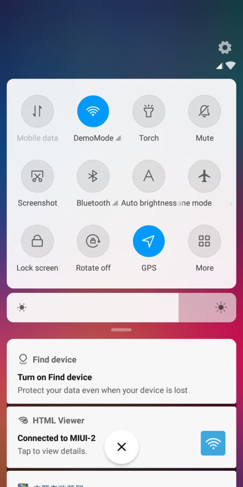Android P Green screenshot
