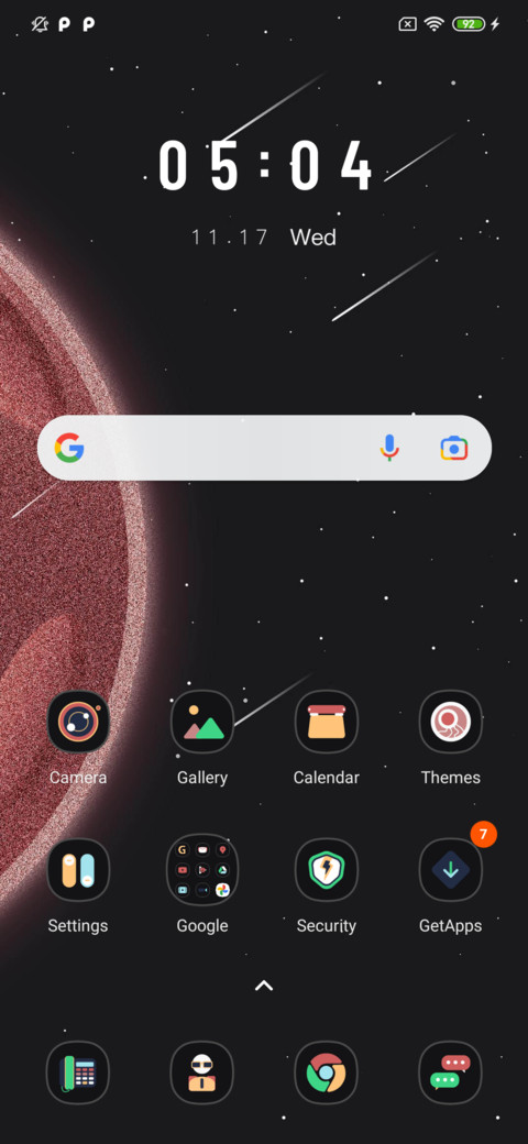 Dynamic planet screenshot