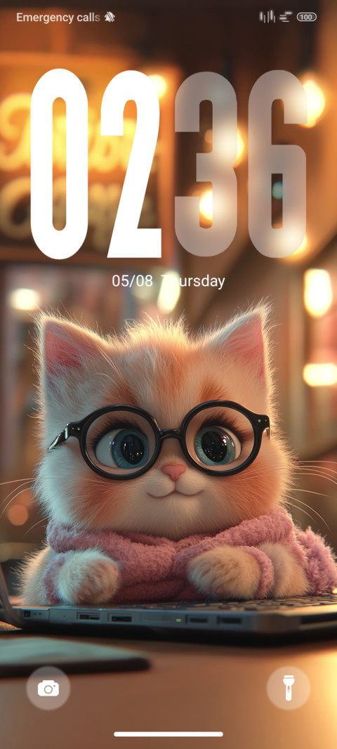Glasses Kitten screenshot