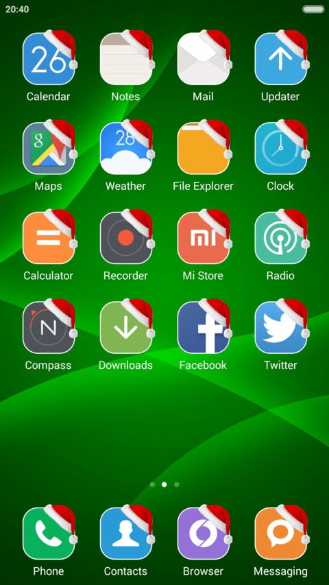  IN X-mas 2015  Green  screenshot