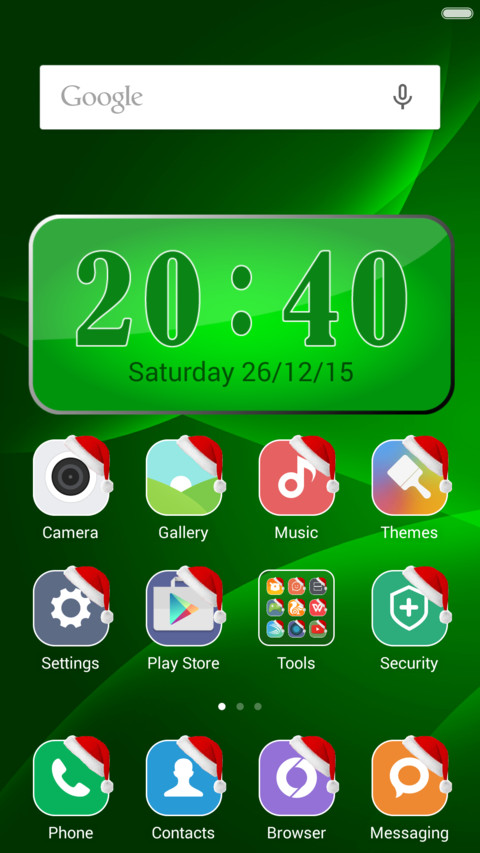  IN X-mas 2015  Green  screenshot
