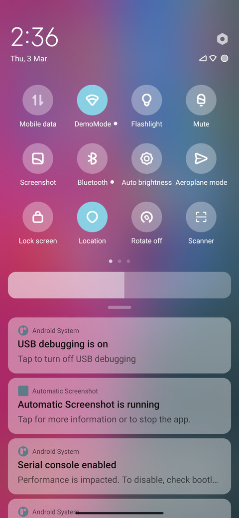 Cosmos UI screenshot