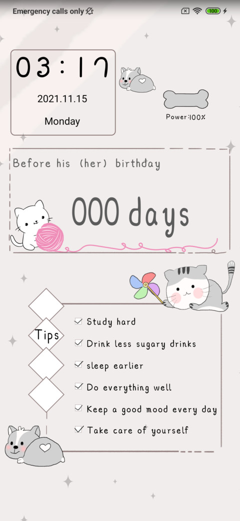 Cute cat screenshot
