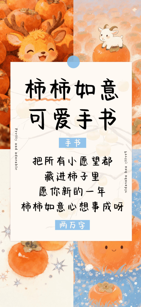 柿柿如意可爱手书 screenshot