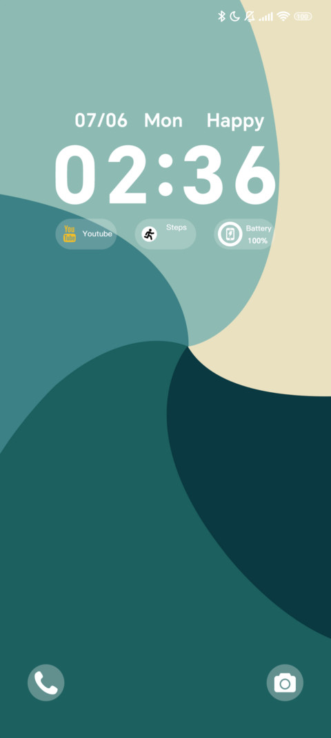 Teal Cream Curve screenshot