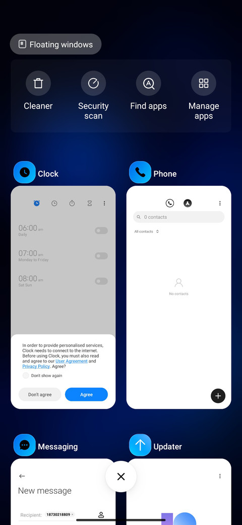 Liquid Blue screenshot