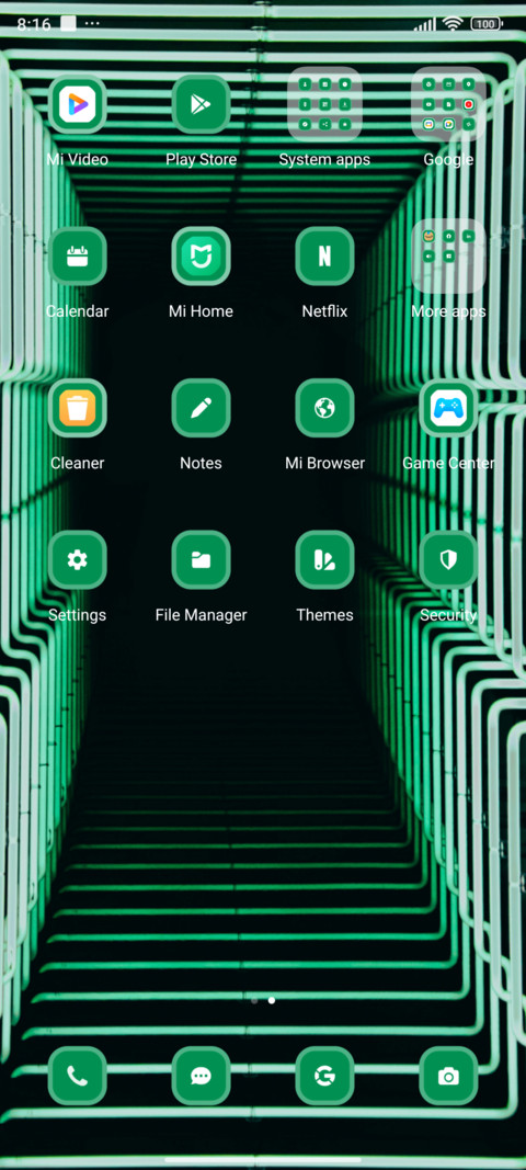 Green Tunnel screenshot