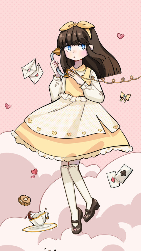 Yellow dress girl screenshot
