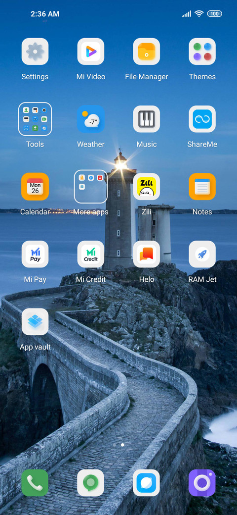 lighthouse screenshot