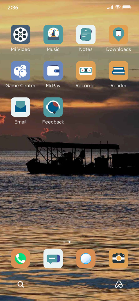 Sea dusk screenshot