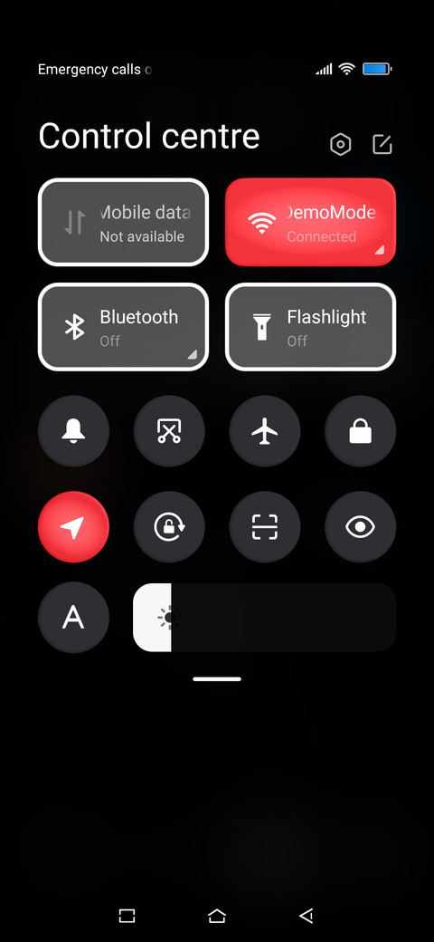 Lenovo Legion UI screenshot