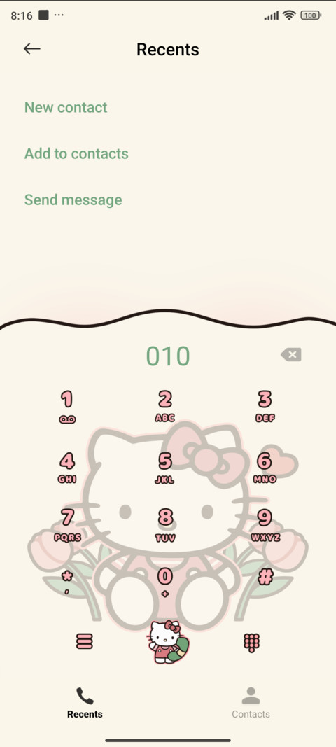 Hello Kitty tulips screenshot