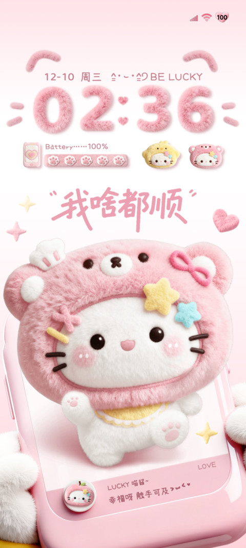毛绒小猫 手机萌宠 screenshot