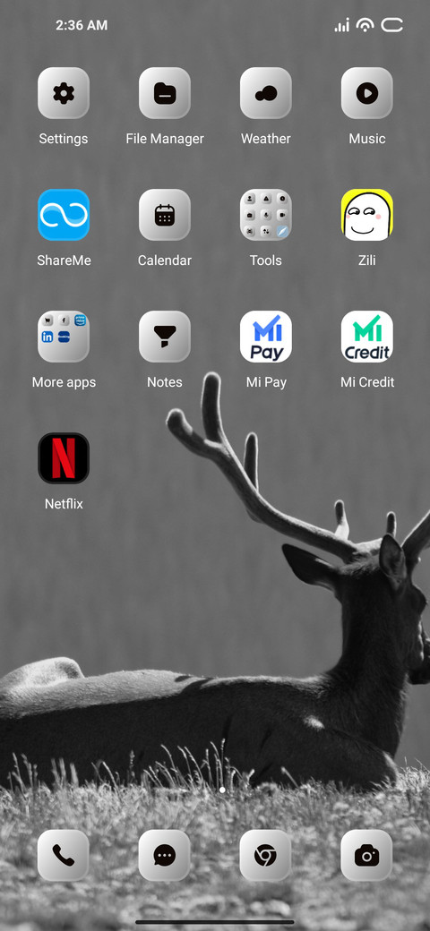 Deer Monochrome screenshot