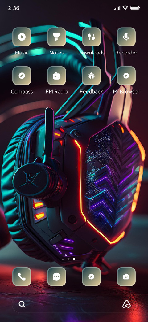 Headphone screenshot