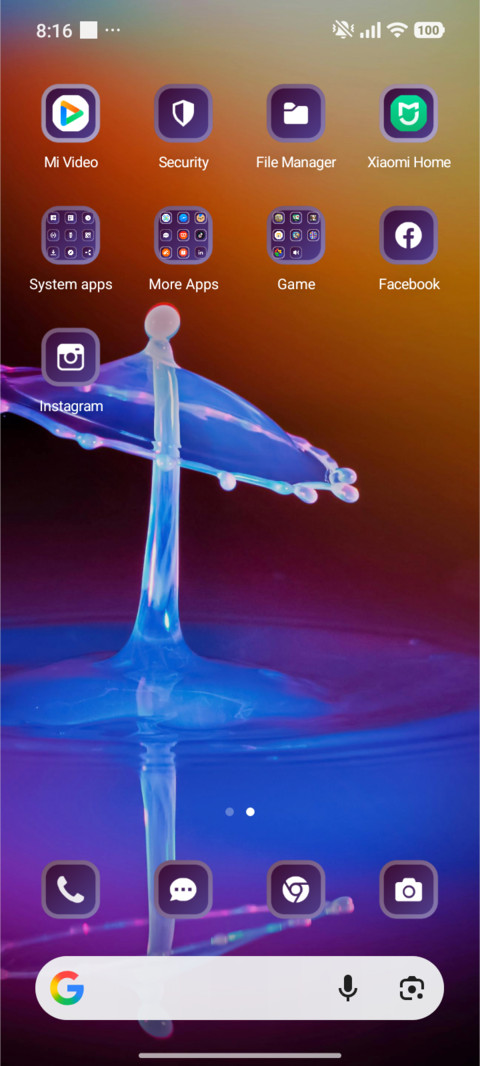 Droplets screenshot