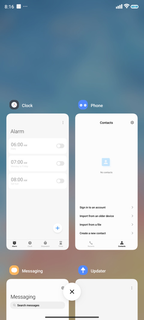Widget screenshot