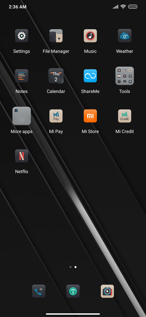 Business window screenshot