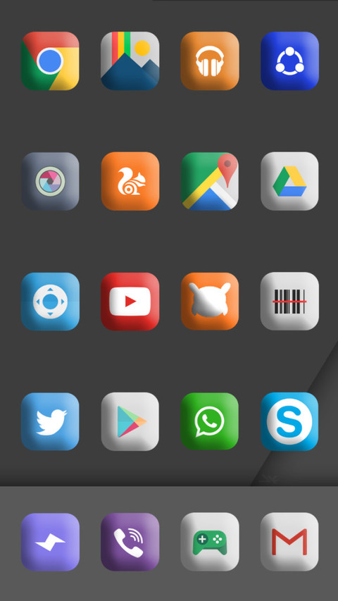 PURE OS (dark edition) screenshot