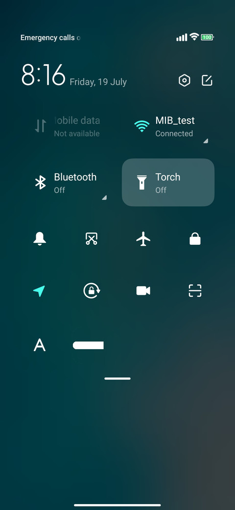 Blue screenshot