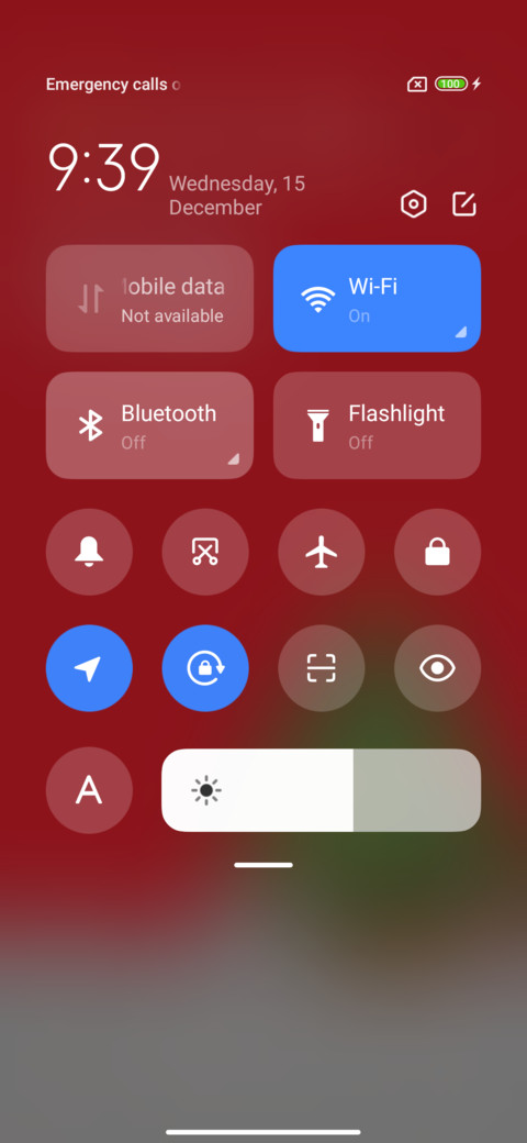 Merry Xmas widget screenshot