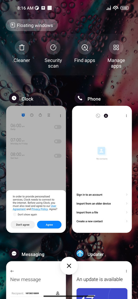 Abstract screenshot