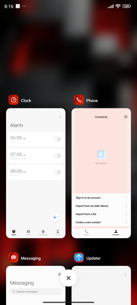 abstract red screenshot