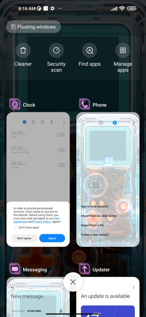 Cyber handheld screenshot