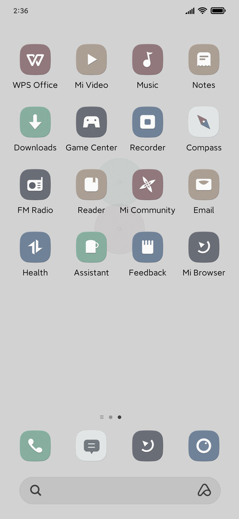 Simple Grey system screenshot