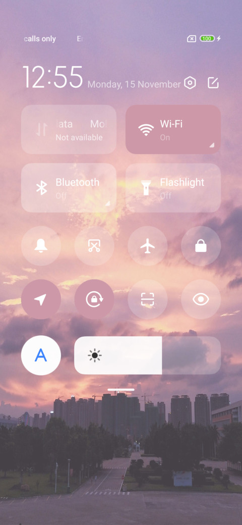 Dynamic sunset screenshot